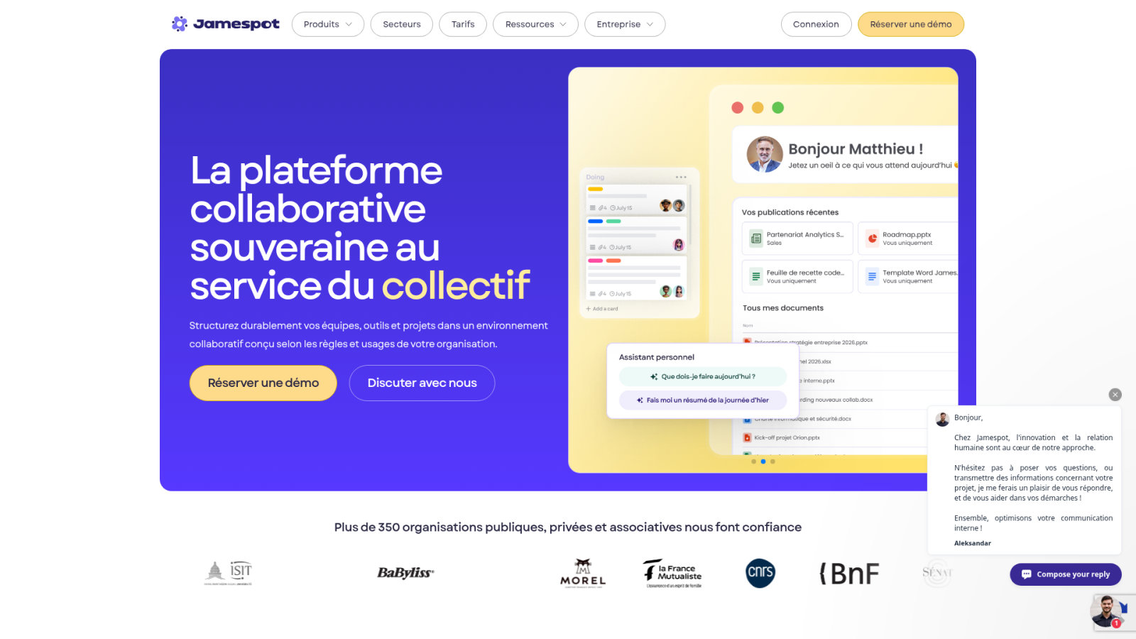 Jamespot : la pépite française pour une communication fluide